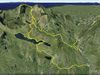 The Route from Google Earth